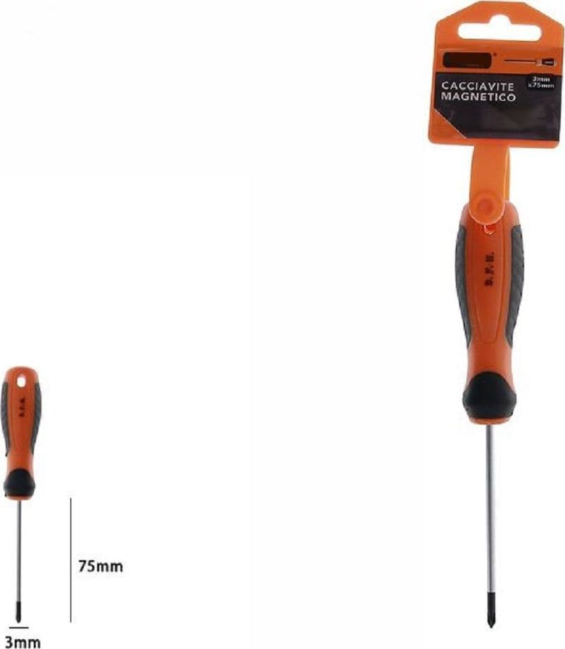 Cacciavite Giravite Magnetico Punta A Croce 3x75mm Impugnatura Ergonomica 07436 Casa, arredamento e bricolage > Bricolage e fai da te > Utensili Manuali > Cacciaviti Trade Shop italia - Napoli, Commerciovirtuoso.it