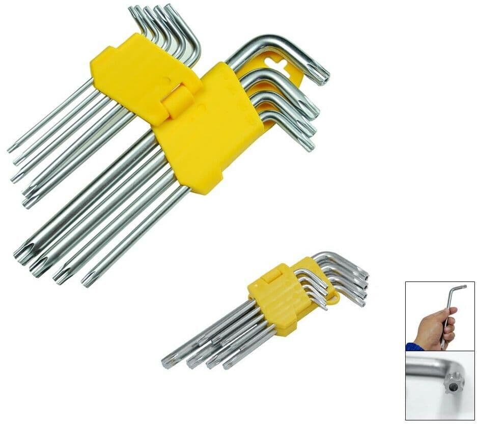 Cacciaviti Torx Set 9 Cacciavite Chiavi Varie Misure Tools in Set cacciaviti GloriaShopOnline - San Prisco, commercioVirtuoso.it