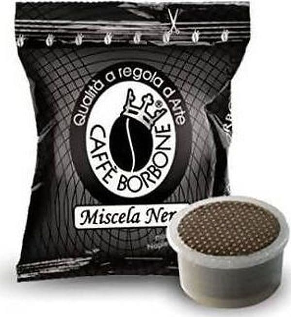 Caffè Borbone 100x Capsule Compatibili Espresso Point Miscela Nera Confezione 100 Pezzi
