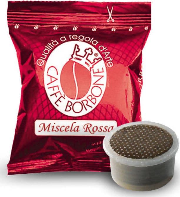 Caffè Borbone 100x Capsule Compatibili Espresso Point Miscela Rossa Confezione 100 Pezzi