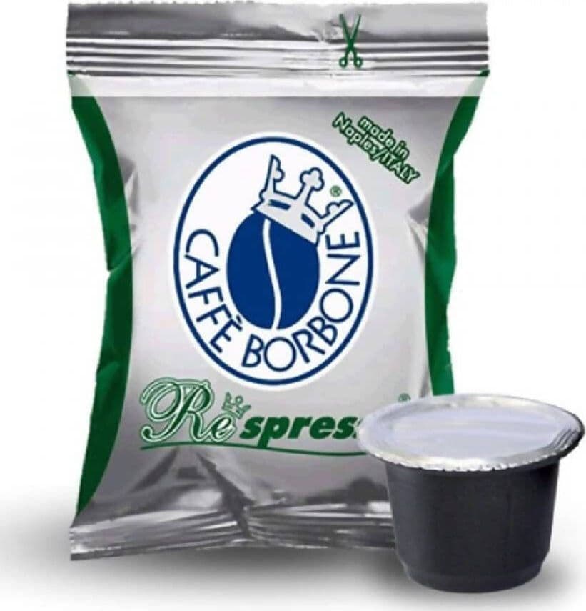 Caffè Borbone 100x Capsule Respresso Capsule Compatibili Nespresso Miscela Dek Decaffeinato Confezione 100 Pz