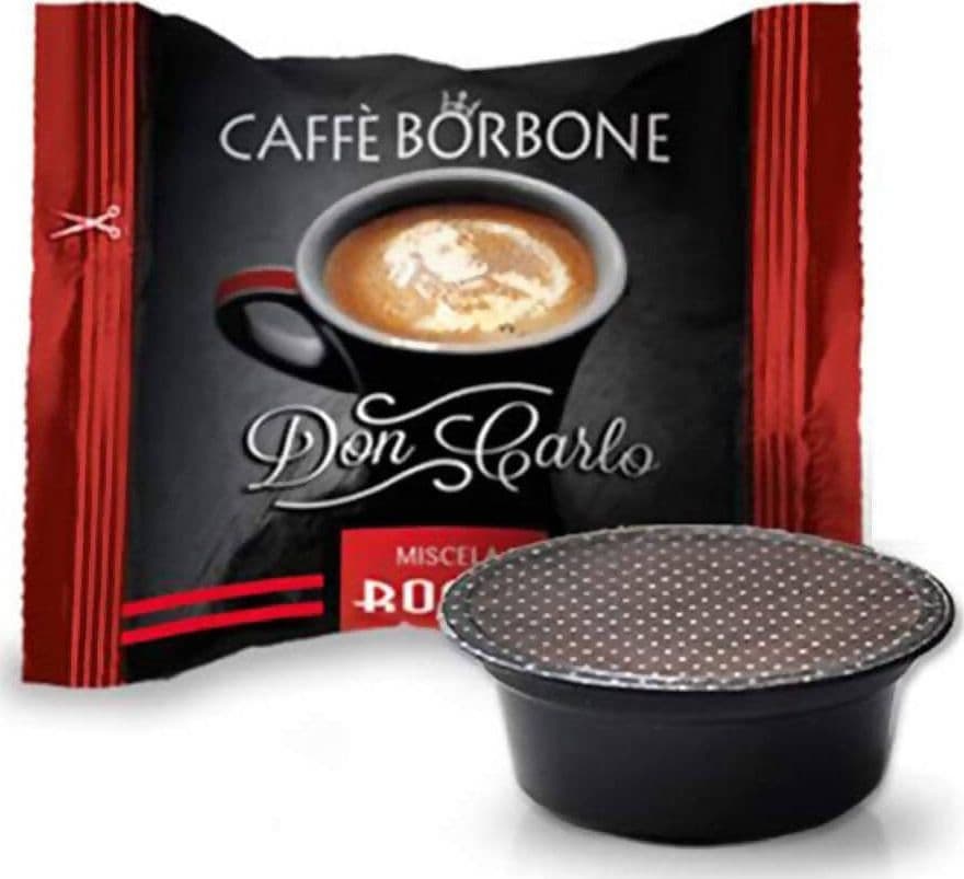 Caffè Borbone 50x Capsule Don Carlo Compatibili A Modo Mio Miscela Rossa Red Confezione 50 Pz
