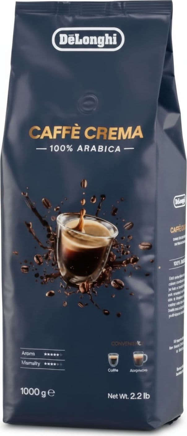 Caffè-Crema-DLSC618-DeLonghi,-Caffè-in-Grani,-100%-Arabica,-1kg