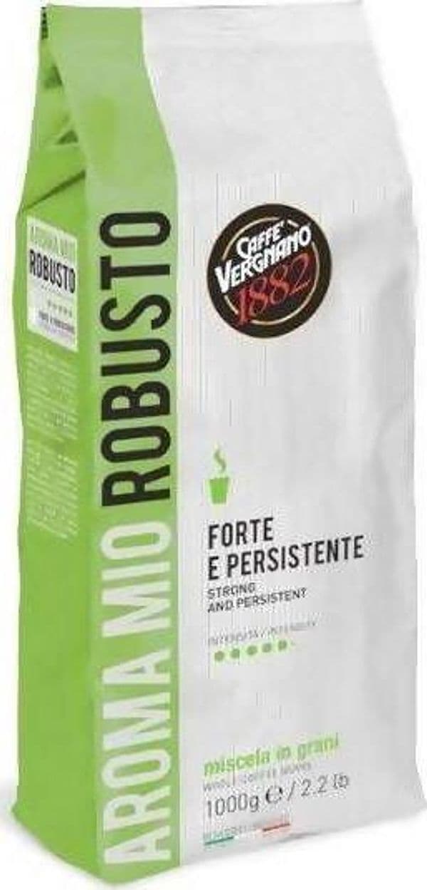 Caffè Vergnano 1 Kg Caffè in Grani Chicchi Aroma Mio Robusto Verde Confezione 1kg Alimentari e cura della casa/Caffè tè e bevande/Caffè/Chicchi di caffè tostati Franco Pausa Caffè - Albano Laziale, Commerciovirtuoso.it