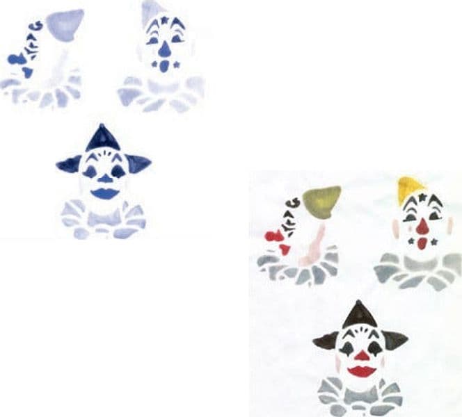 CALAMBOUR-COLLEZIONE-EASY---MASCHERINA-STENCIL-A4-21X29,7CM-CLOWN-341