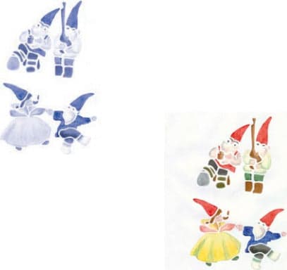 CALAMBOUR COLLEZIONE EASY - MASCHERINA STENCIL A5 14,8X21CM GNOMI 202