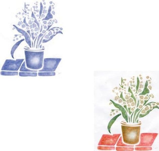 CALAMBOUR-COLLEZIONE-EASY---MASCHERINA-STENCIL-A5-14,8X21CM-VASETTO-MUGHETTI-215