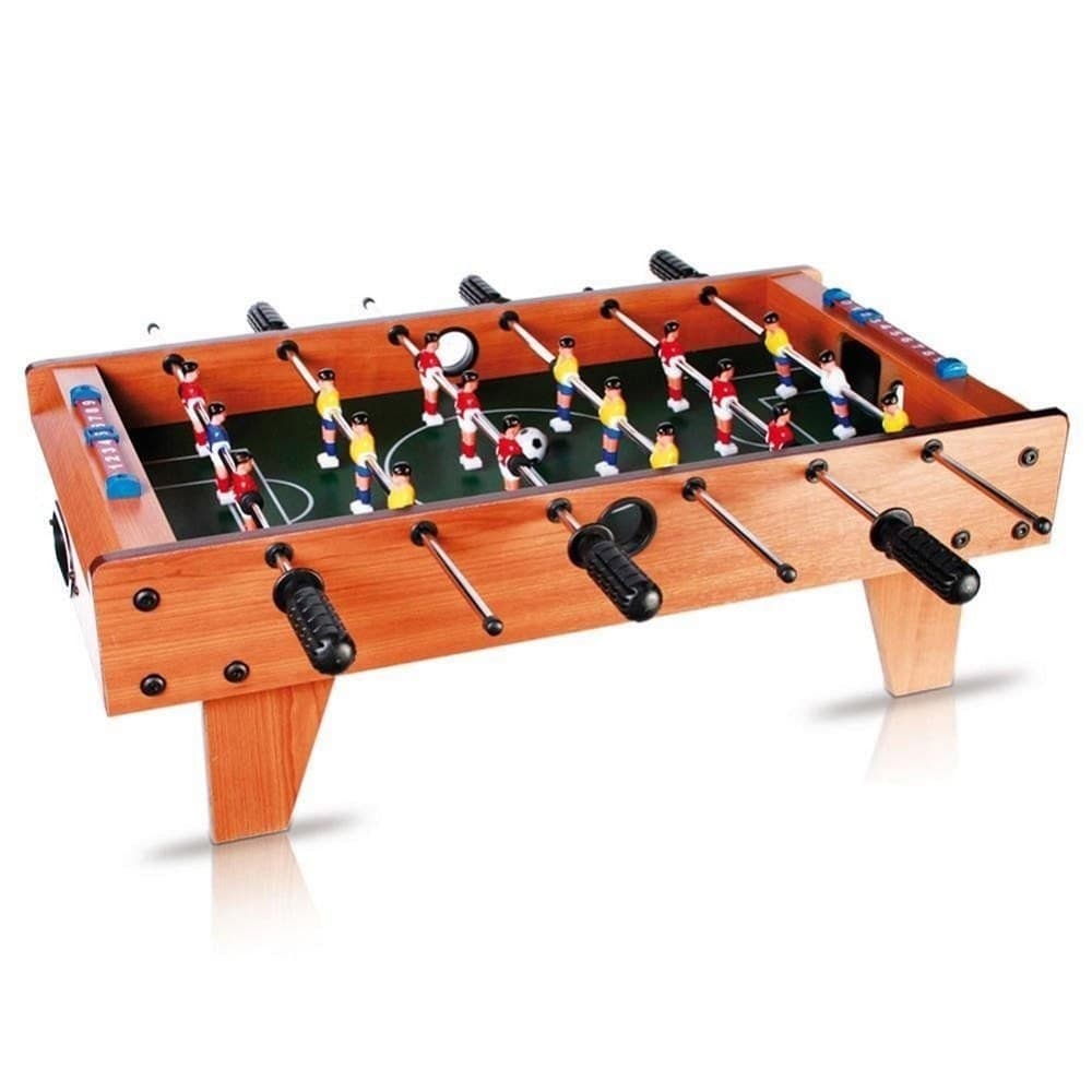 Calcetto-Da-Tavolo-Gioco-Calcio-In-Legno-Calcio-Balilla-Con-Pallina-Inclusa