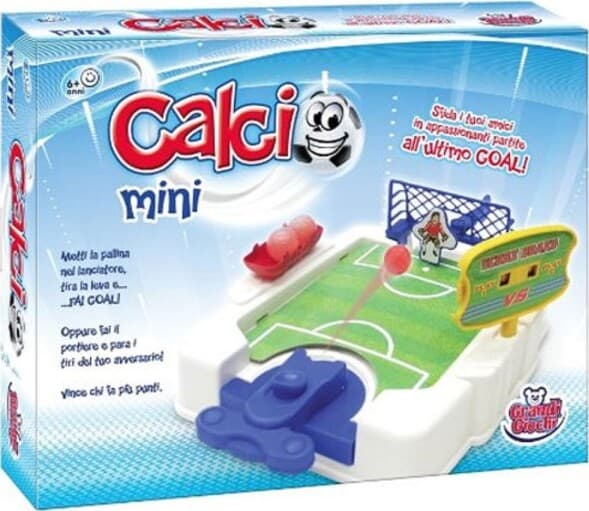 CALCIO MINI GIOCO DA TAVOLO CALCETTO PALLONE TIRO IN PORTA PER 2 GIOCATORI