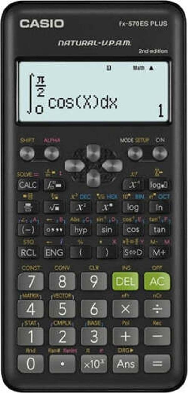 Calcolatrice scientifica FX-570ESPLUS - 162x80x13 8 mm - 417 funzioni - Casio Cancelleria e prodotti per ufficio/Elettronica per ufficio/Calcolatrici/Grafiche Eurocartuccia - Pavullo, Commerciovirtuoso.it