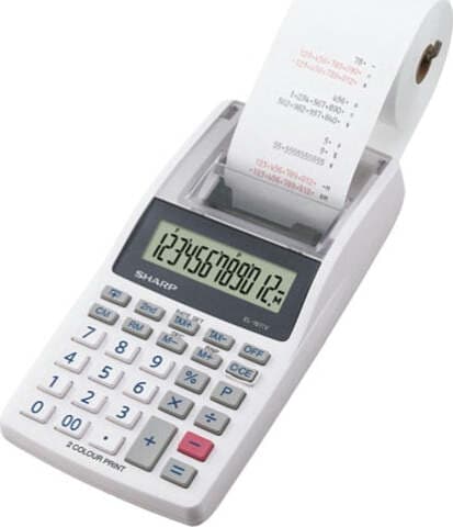 Calcolatrice scrivente mini EL1611V - 191x99x42 mm - 12 cifre - Bianco - Sharp - SH-EL1611V Cancelleria e prodotti per ufficio/Elettronica per ufficio/Calcolatrici/Finanziarie Eurocartuccia - Pavullo, Commerciovirtuoso.it
