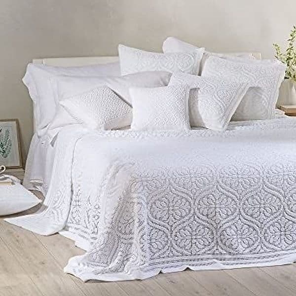 Caleffi - Copriletto-non-trapuntato Vittoria Tinta Unita Mat Casa e cucina/Tessili per la casa/Biancheria da letto/Copriletti Biancheria Arredo Home - Nola, Commerciovirtuoso.it