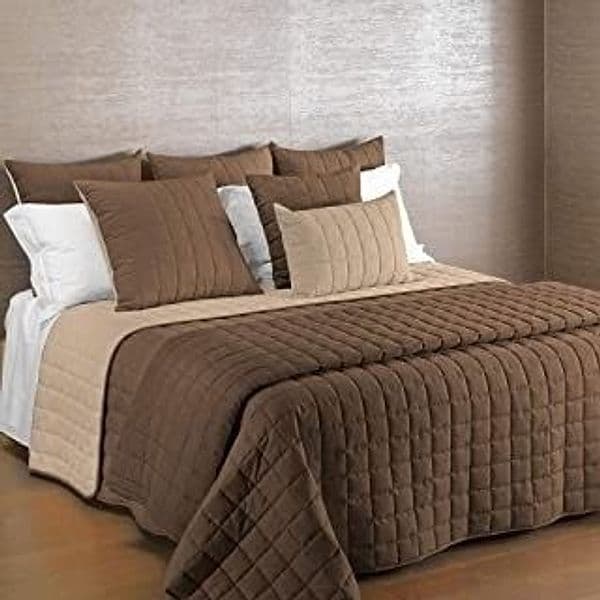 Caleffi - Copriletto-trapuntato Modern Tinta Unita Singolo Nocciola Casa e cucina/Tessili per la casa/Biancheria da letto/Copriletti Biancheria Arredo Home - Nola, Commerciovirtuoso.it