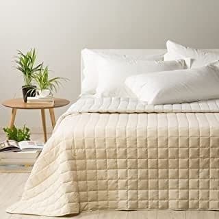 Caleffi - Copriletto-trapuntato Modern Tinta Unita Singolo Vaniglia Casa e cucina/Tessili per la casa/Biancheria da letto/Copriletti Biancheria Arredo Home - Nola, Commerciovirtuoso.it