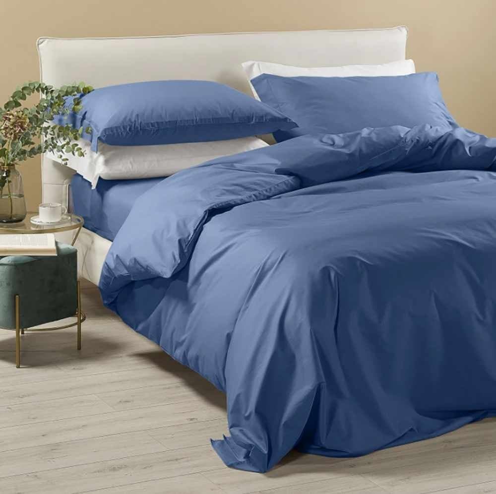 Caleffi Completo Copripiumino 255x200 100% in Percalle Di Cotone Letto Matrimoniale Diversi Colori Casa e cucina/Tessili per la casa/Biancheria da letto/Copripiumini e set da letto/Copripiumini La Bottega del Risparmio - Bari, Commerciovirtuoso.it