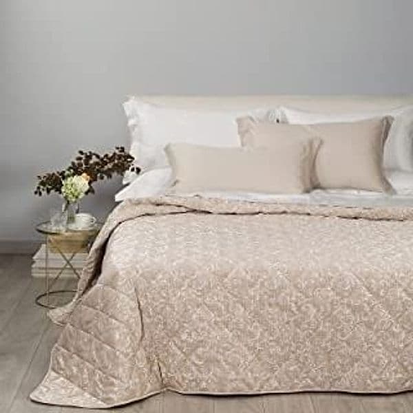 Caleffi Copriletto Primaverile Iris Ambra In Raso Jacquard Casa e cucina/Tessili per la casa/Biancheria da letto/Copriletti Biancheria Arredo Home - Nola, Commerciovirtuoso.it