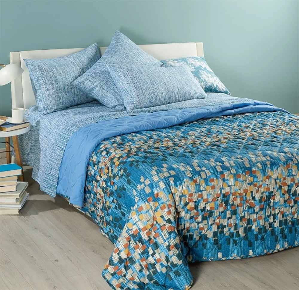 Caleffi Copriletto Trapuntato Trapuntino 1 Piazza Energy Cotone Colore Blu Casa e cucina/Tessili per la casa/Biancheria da letto/Copriletti La Bottega del Risparmio - Bari, Commerciovirtuoso.it