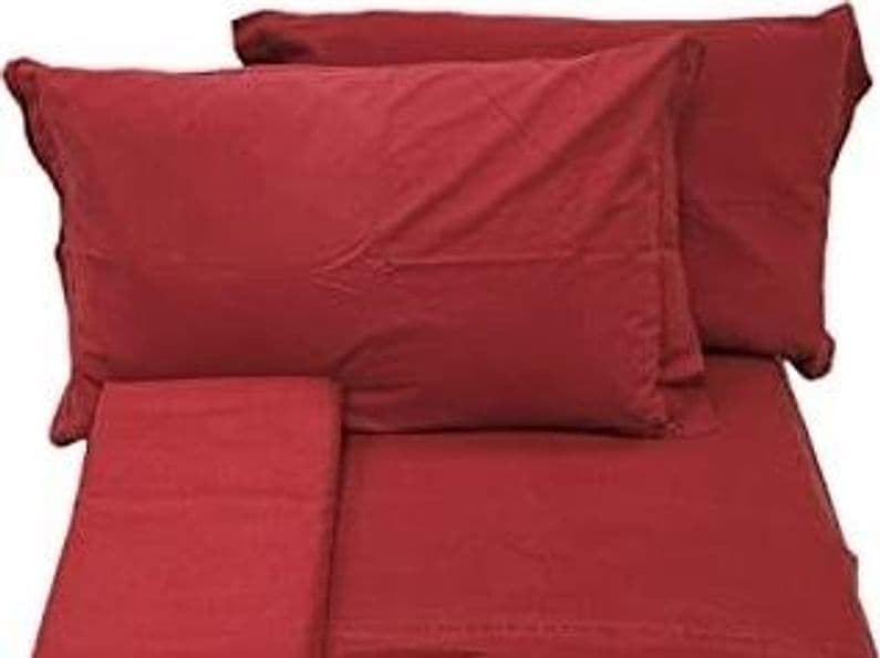 Caleffi Lenzuolo Cotone Jeans Bordeaux Matrimoniale Casa e cucina/Tessili per la casa/Biancheria da letto/Lenzuola e federe/Set di lenzuola e federe Biancheria Arredo Home - Nola, Commerciovirtuoso.it