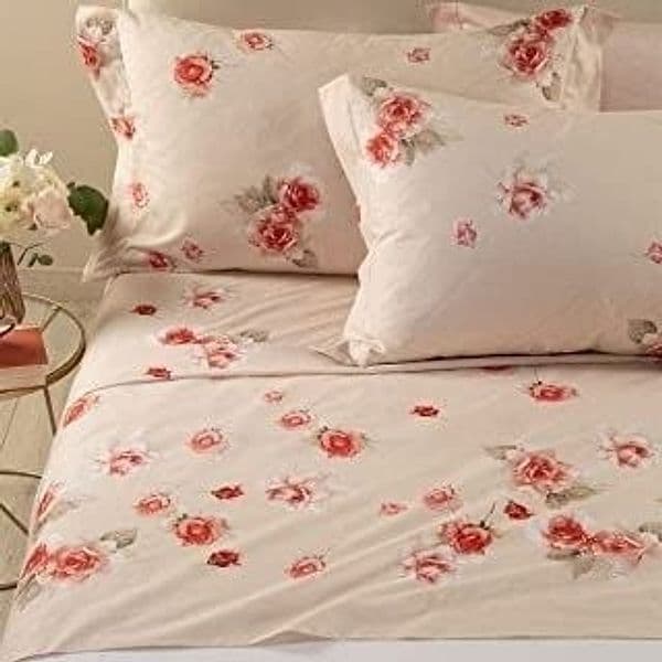 Caleffi Rosa Juliet Completo Lenzuola, Cotone , Miele, Matrimoniale, 1007427 , Caleffi Casa e cucina/Tessili per la casa/Biancheria da letto/Lenzuola e federe/Set di lenzuola e federe Biancheria Arredo Home - Nola, Commerciovirtuoso.it