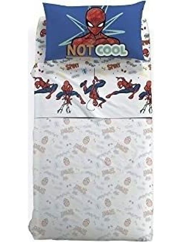 Caleffi Spider Man Cool Completo Lenzuola, Cotone , Unica, Singolo, 1006369 , Marvel Casa e cucina/Tessili per la casa/Biancheria per la cameretta/Lenzuola e federe/Set di lenzuola e federe Biancheria Arredo Home - Nola, Commerciovirtuoso.it
