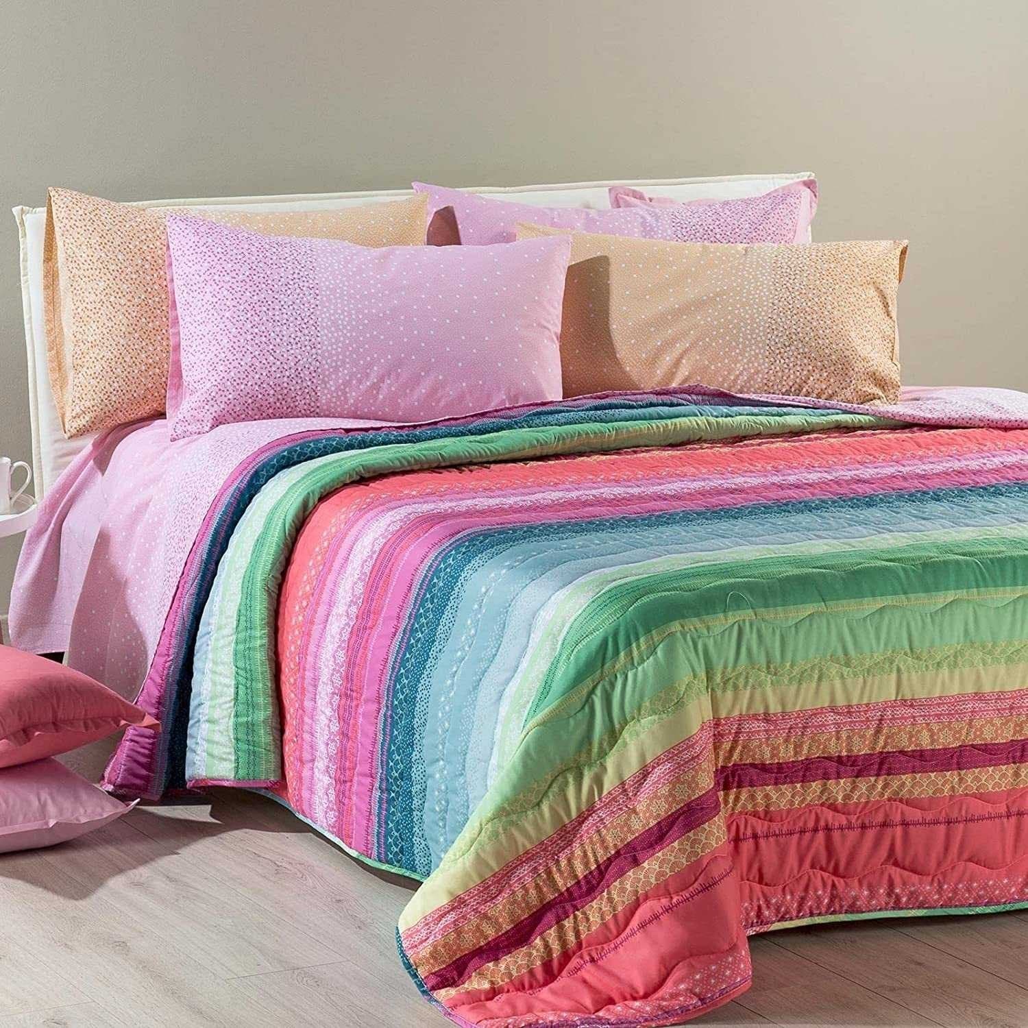 Caleffi Trapuntino Copriletto Trapuntato Letto Singolo 1 Piazza Microfibra Decor Casa e cucina/Tessili per la casa/Biancheria da letto/Coperte e trapunte/Trapunte La Bottega del Risparmio - Bari, Commerciovirtuoso.it
