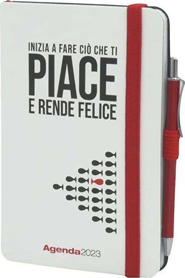 Calendario Filosofico Agenda Filosofica Settimanale Bianca " Inizia a Fare Ciò Che Ti Piace E Rende Felice" in Diari per appuntamenti e agende Cartolibreria La Fenice - Spadafora, commercioVirtuoso.it