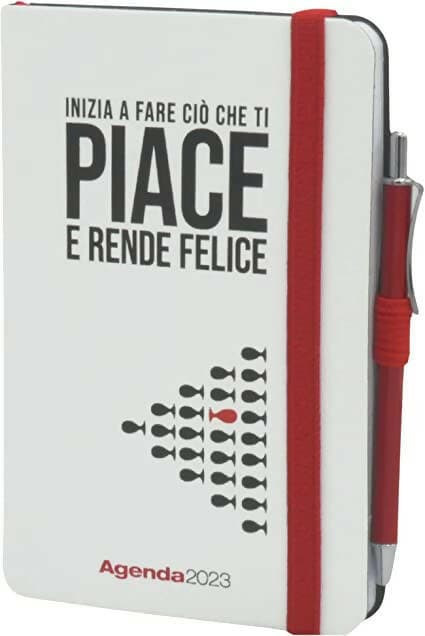 Calendario Filosofico Agenda Filosofica Settimanale Bianca " Inizia a Fare Ciò Che Ti Piace E Rende Felice" in Diari per appuntamenti e agende Cartolibreria La Fenice - Spadafora, commercioVirtuoso.it