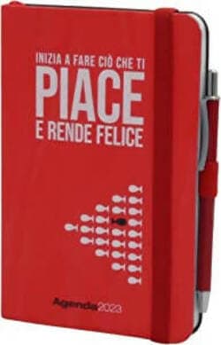 Calendario Filosofico Agenda Filosofica Settimanale Rossa " Inizia a Fare Ciò Che Ti Piace E Rende Felice" in Diari per appuntamenti e agende Cartolibreria La Fenice - Spadafora, commercioVirtuoso.it