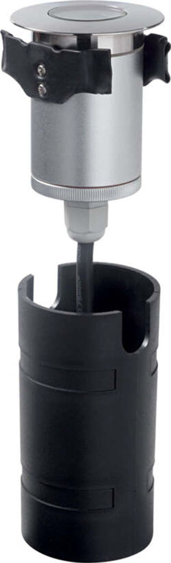 Calpestabile-Moderno-Rocket-Mini-Alluminio-Cromo-1-Luce-2W-4000K-Luce-Naturale