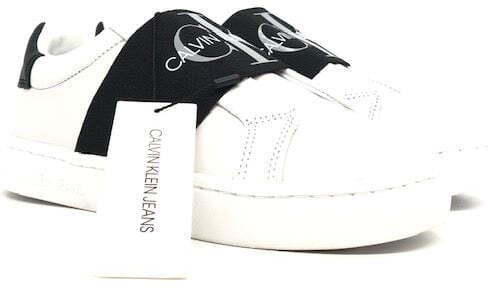 CALVIN KLEIN JEANS Sneaker donna con elastico YW0YW00442 bright white in Sneaker casual Calzature Durello - Agna, commercioVirtuoso.it