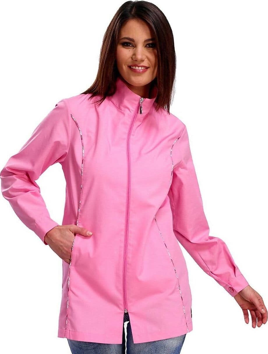 Camice Casacca Laurel Donna Lavoro Magazzino Pulizie Siggi Grembiule Manica Lunga Chiusura Zip Due Tasche Workwear Rosa 28 Cs0858 in Grembiuli Dresswork - Como, commercioVirtuoso.it