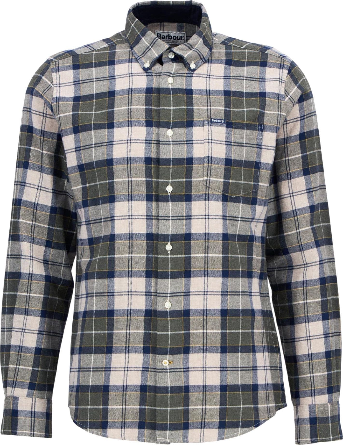 BARBOUR camicia barbour fortrose tailored shirt - tartan forest da uomo in Camicie casual Drestige - Casamassima, commercioVirtuoso.it