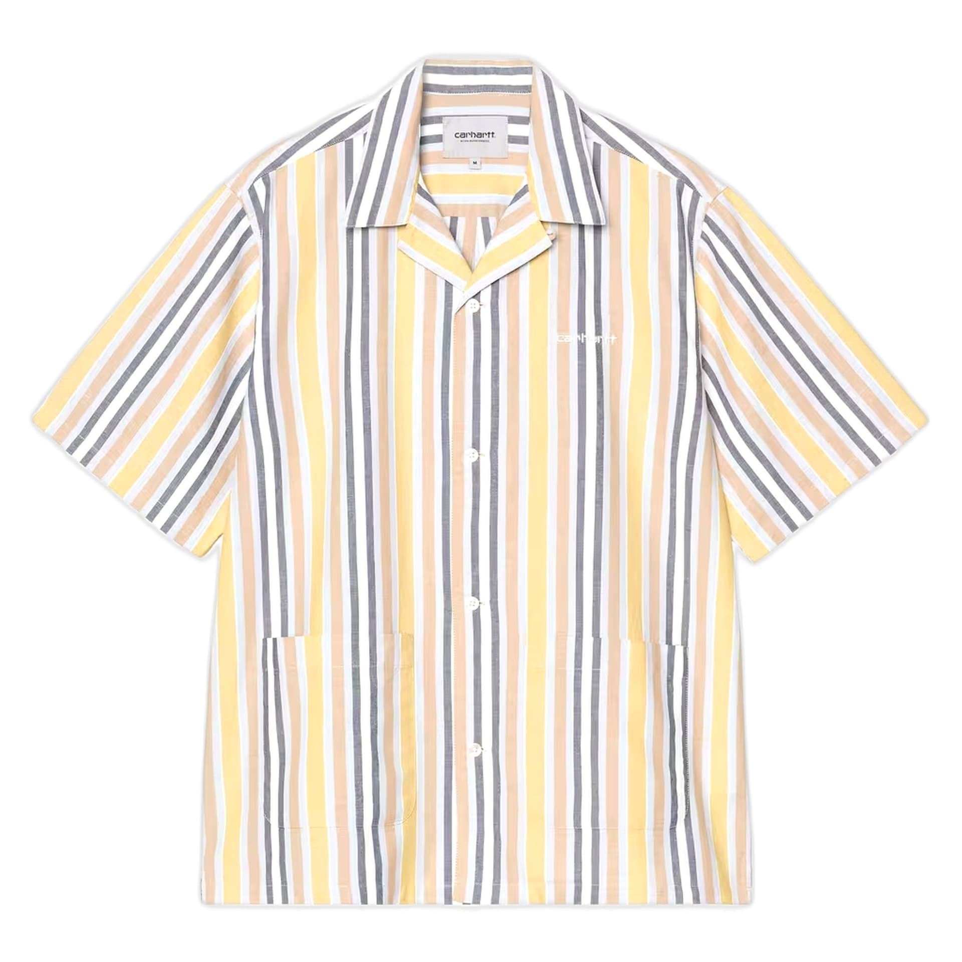 CARHARTT WIP camicia carhartt wip s/s folsey shirt - folsey stripe / suncrest da uomo in Abbigliamento tecnico e protettivo Drestige - Casamassima, commercioVirtuoso.it