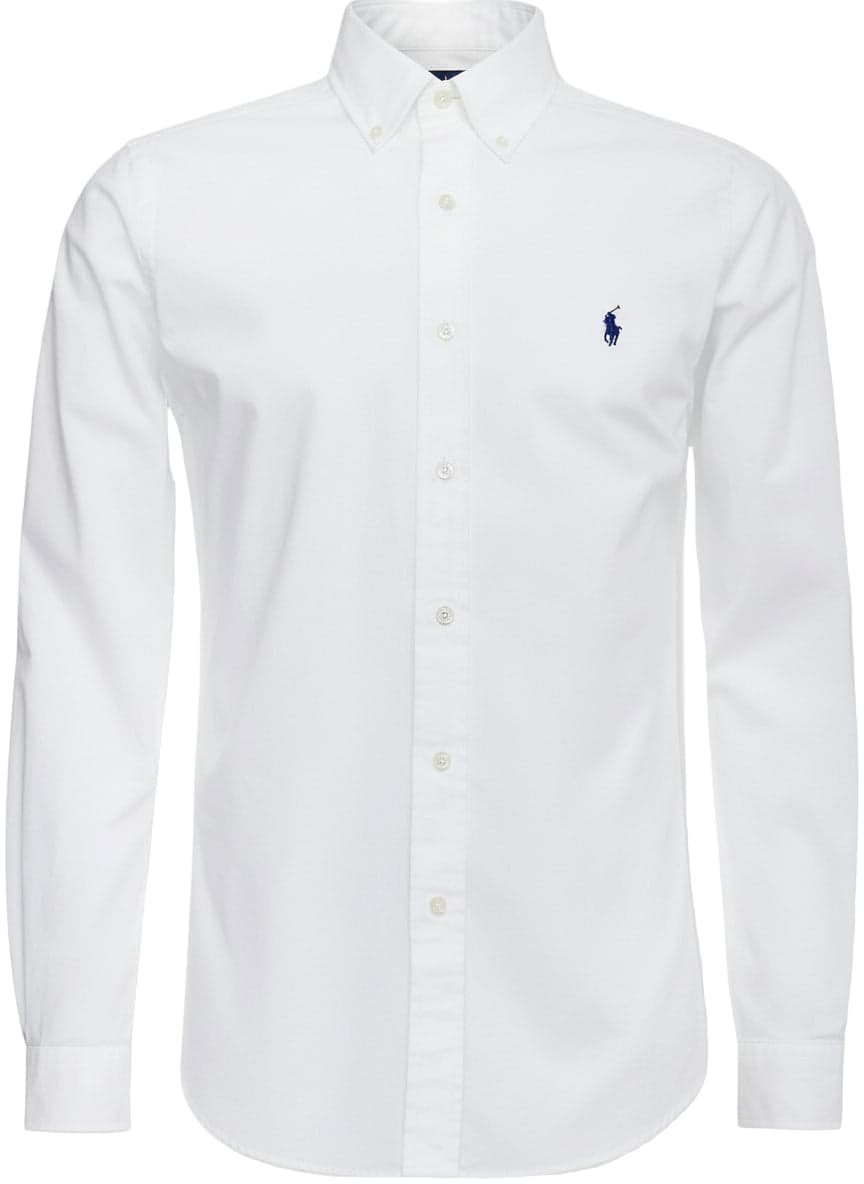 Camicia Ralph Lauren Uomo Slim Fit Colletto Button-down Logo Ricamato Camice Moda Per Lui Moda/Uomo/Abbigliamento/T-shirt polo e camicie/Camicie casual Euforia - Bronte, Commerciovirtuoso.it