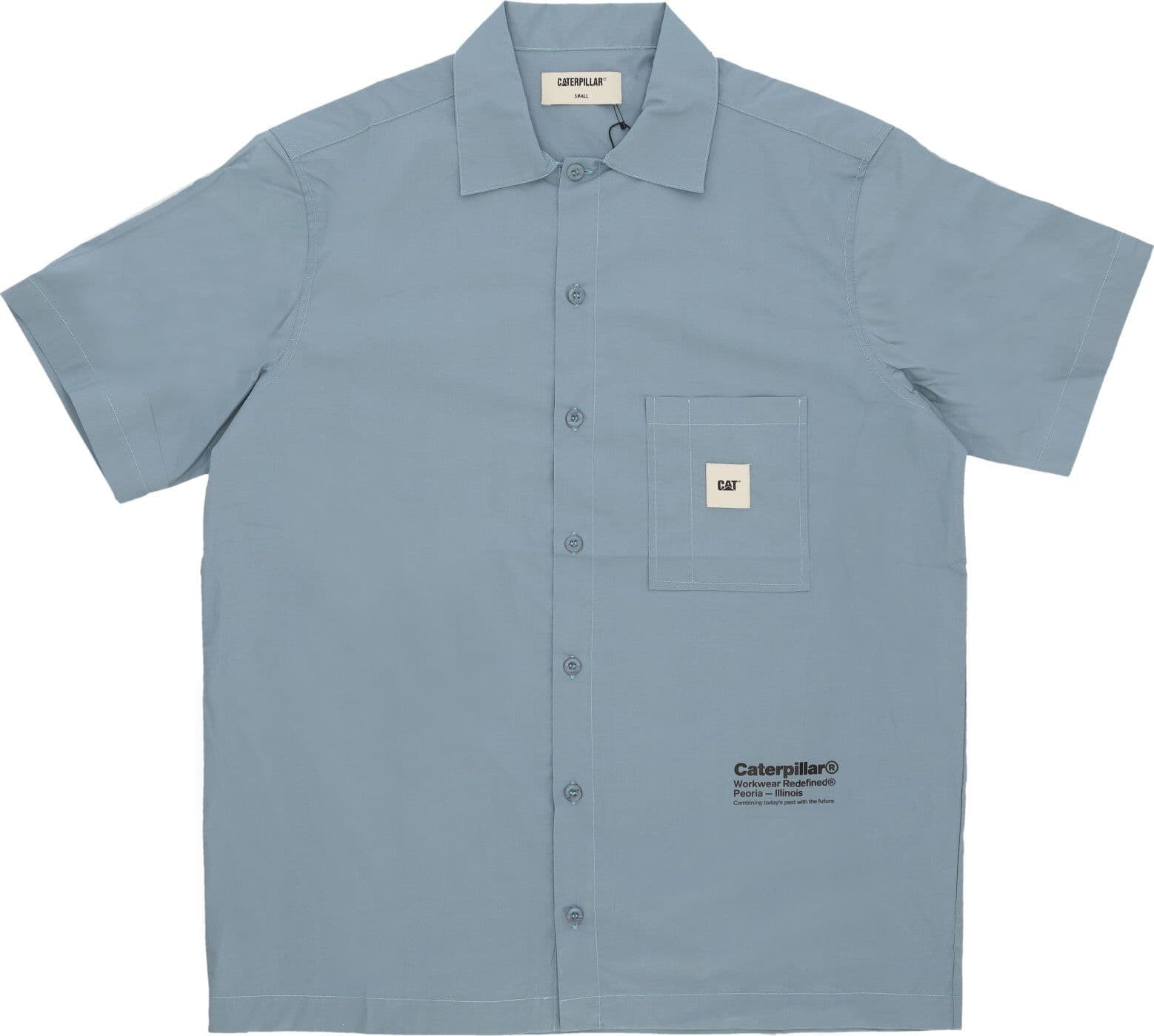 CATERPILLAR Camicia Manica Corta Uomo Desert Shirt Dark Slate da uomo in Camicie casual Drestige - Casamassima, commercioVirtuoso.it