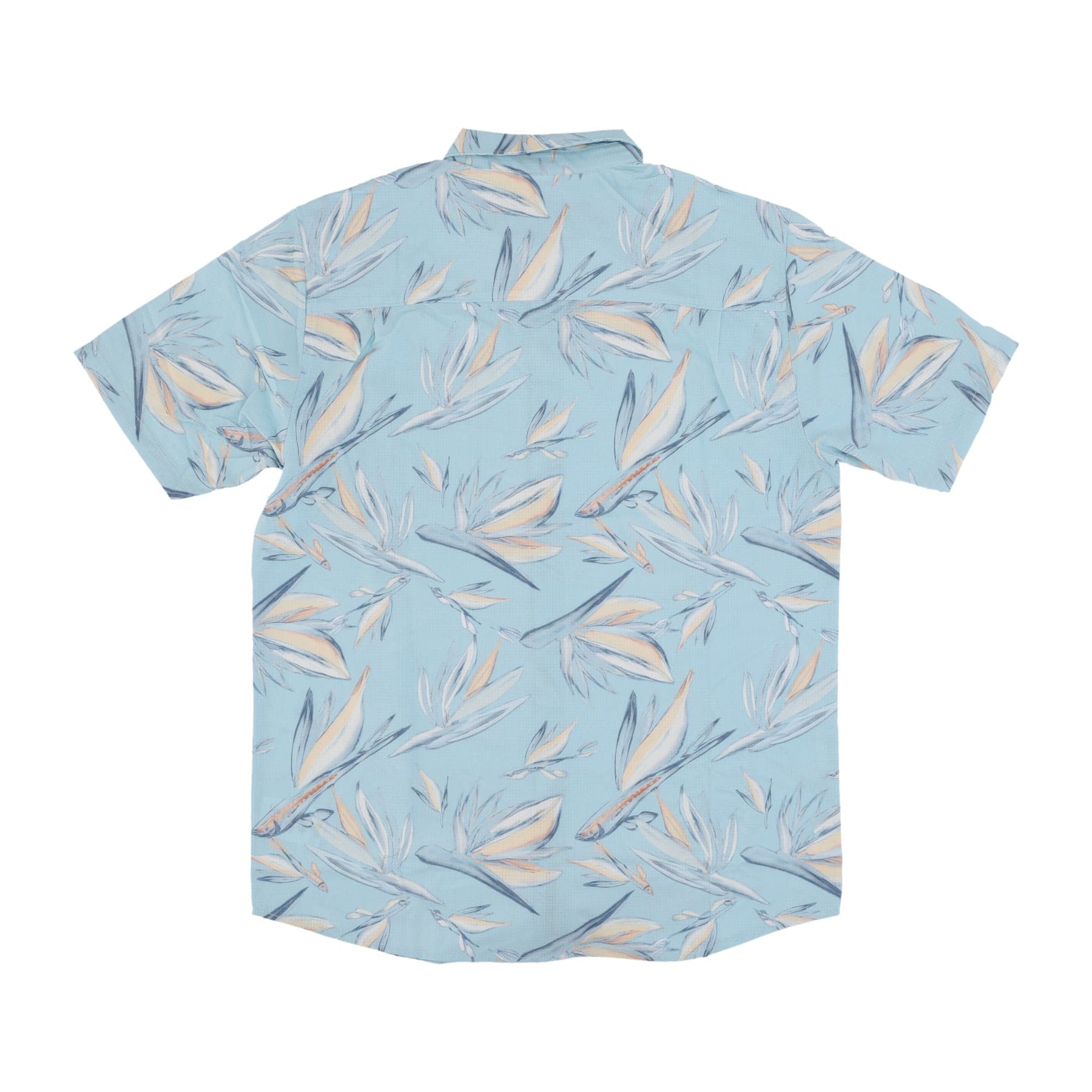 SALTY CREW Camicia Manica Corta Uomo Floral Flyer Tech Woven Shirt Light Blue da uomo in Camicie casual Drestige - Casamassima, commercioVirtuoso.it