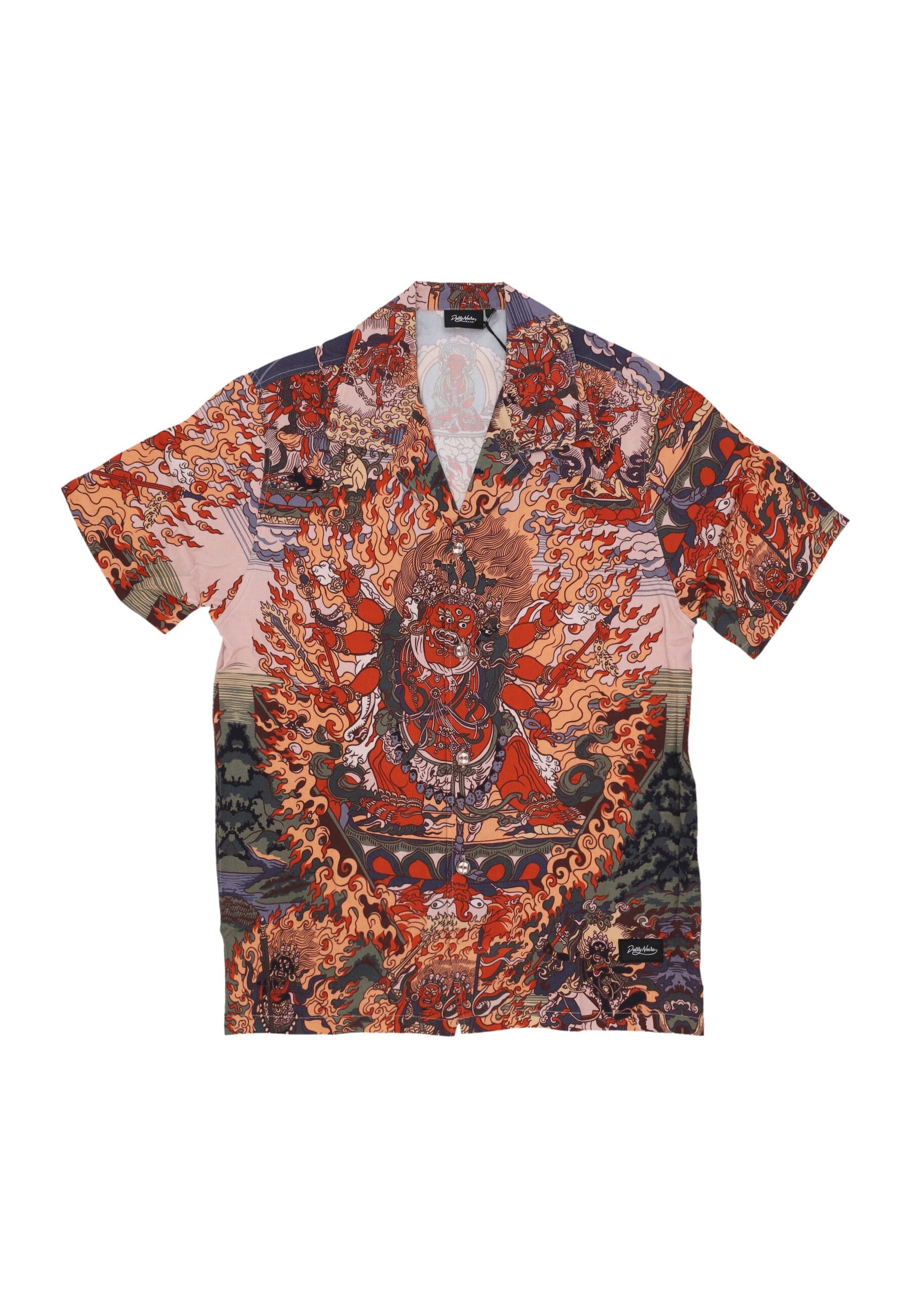 DOLLY NOIRE Camicia Manica Corta Uomo Hayagriva Bowling Shirt Multi da uomo in Camicie casual Drestige - Casamassima, commercioVirtuoso.it