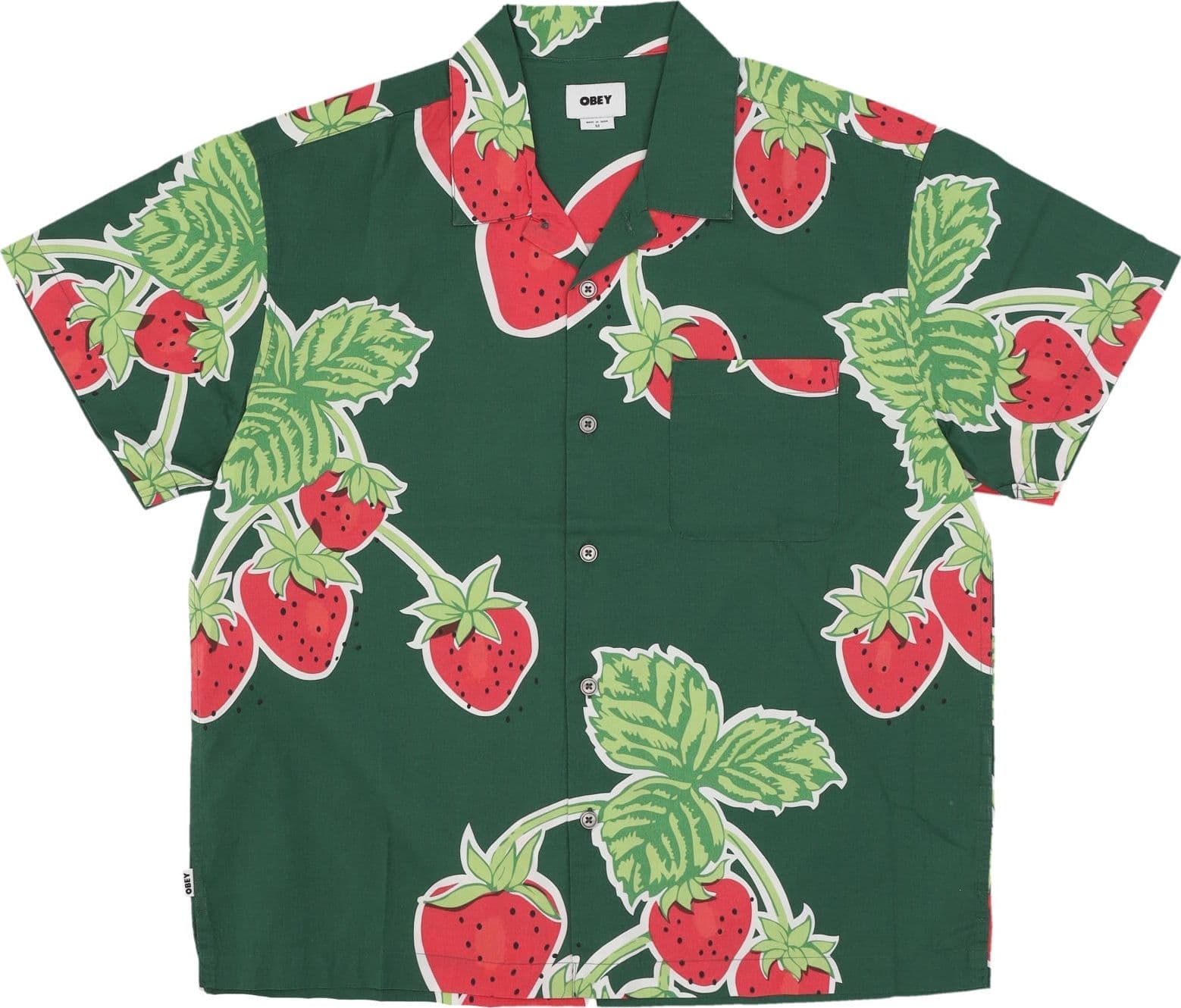 OBEY Camicia Manica Corta Uomo Jumbo Berries Wove Shirt Eden Multi da uomo in Camicie casual Drestige - Casamassima, commercioVirtuoso.it