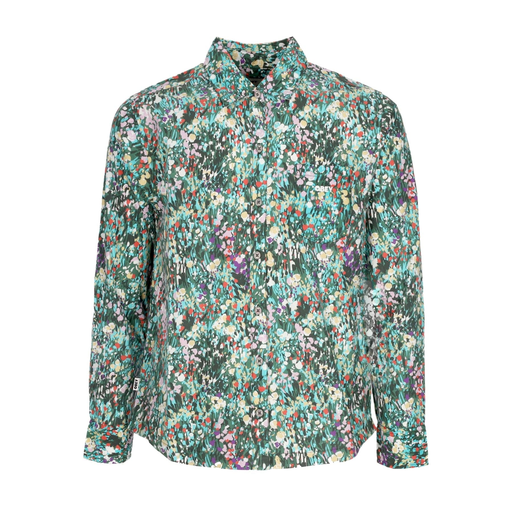 OBEY Camicia Manica Lunga Donna W Spring Garden L/s Shirt Fairway Multi da donna in Bluse e camicie Drestige - Casamassima, commercioVirtuoso.it