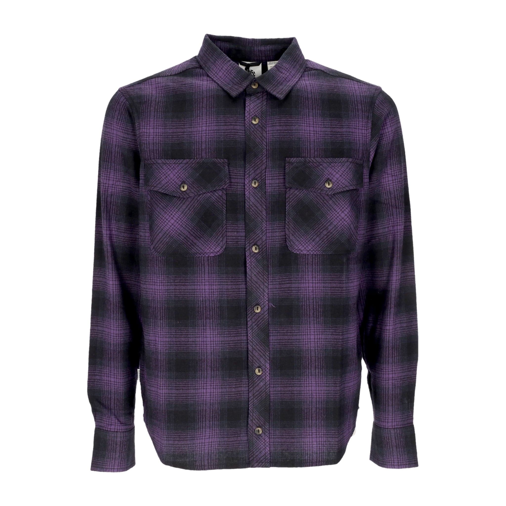 ELEMENT Camicia Manica Lunga Uomo Tacoma Classic Gradient Plaid Grape da uomo in Camicie casual Drestige - Casamassima, commercioVirtuoso.it
