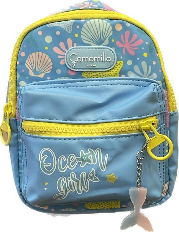 Camomilla Zainetto per Bambine Small Backpack Ocean Girl Seven Zaino Piccolo Con Zip in Zainetti per bambini Cartoleria Deja Vu - Crotone, commercioVirtuoso.it
