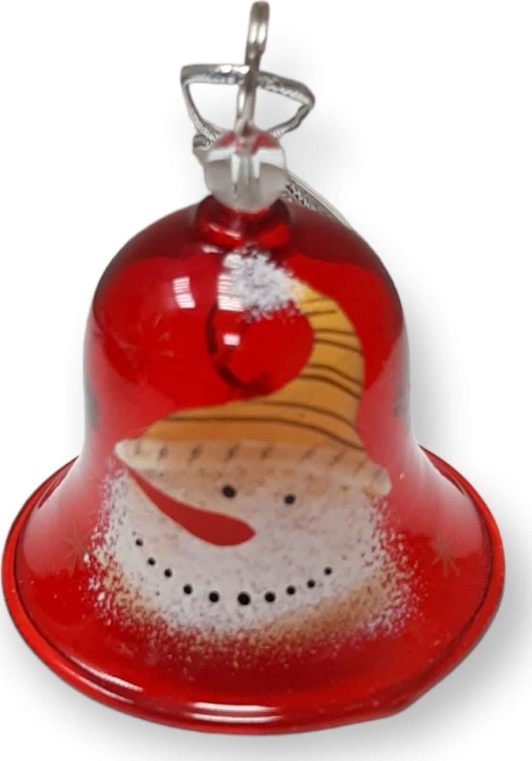 Campanella-di-natale-in-vetro-Rosso-Dipinta-Assortito-Ciao-Srl