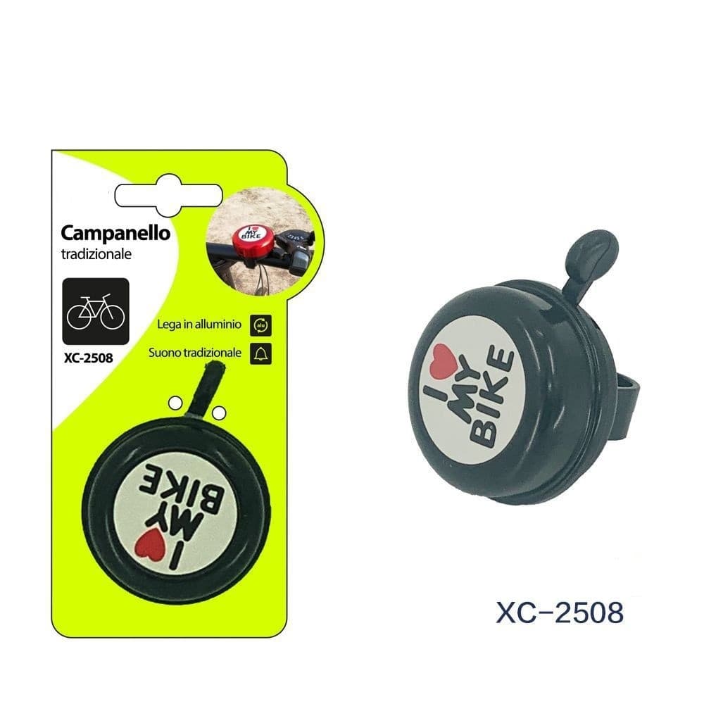 Campanello Tradizionale Lega Alluminio I Love My Bike Attacco Universale Xc-2508 Sport e Tempo Libero > Ciclismo > Ricambi per Bici > Sport Trade Shop italia - Napoli, Commerciovirtuoso.it