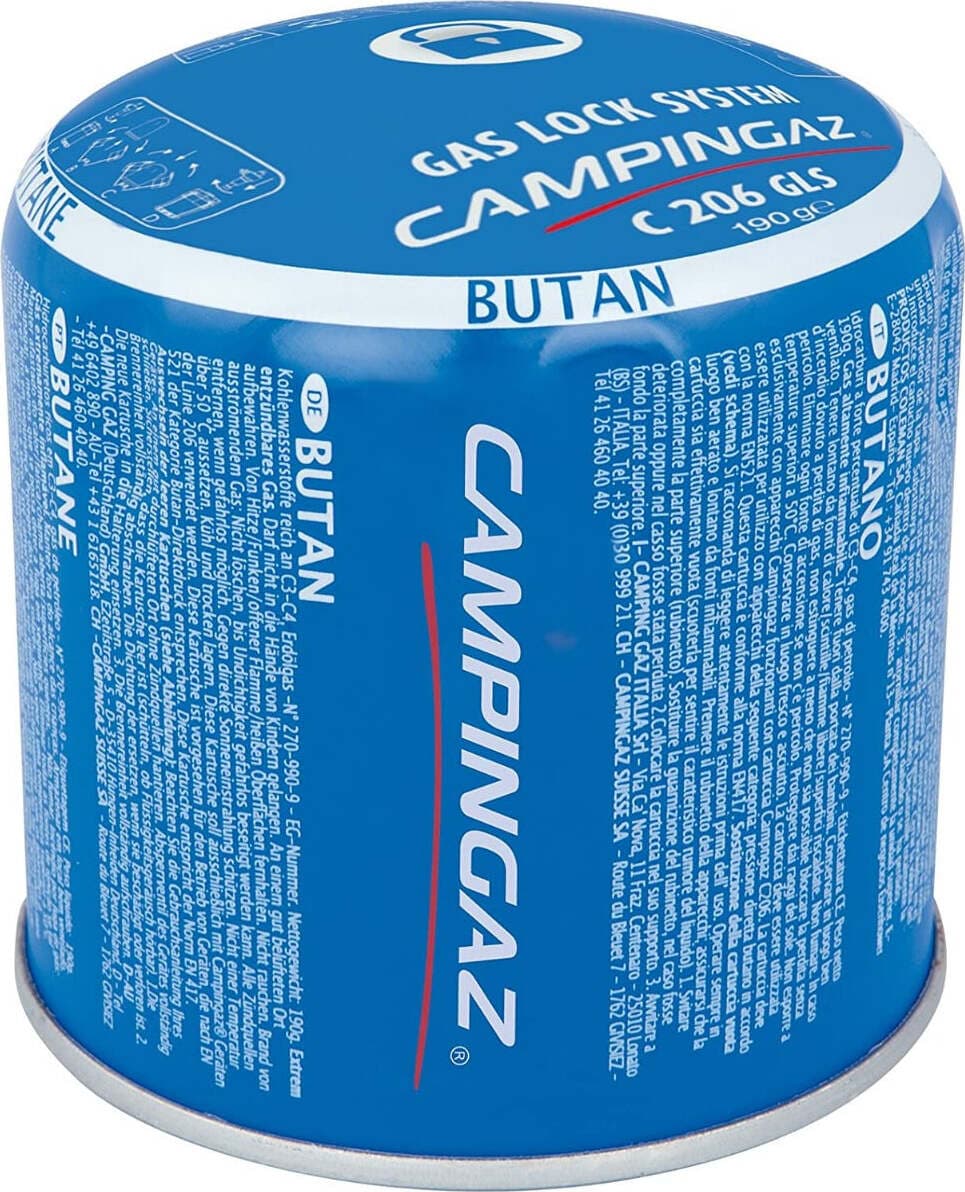 CAMPINGAZ-C-206-GLS-BOMBOLETTA-LOCK-SYSTEM-190G-BUTANO