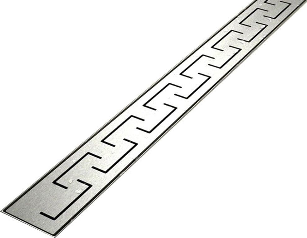 Canaletta-Doccia-Inox-con-griglia-decorata-e-piedini-Greek
