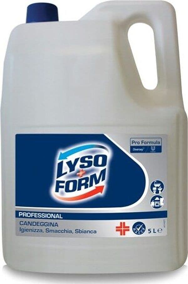 Candeggina classica - 5 L - Lysoform Casa e cucina/Detergenti e prodotti per la pulizia/Detergenti per la casa/Detergenti multiuso Eurocartuccia - Pavullo, Commerciovirtuoso.it