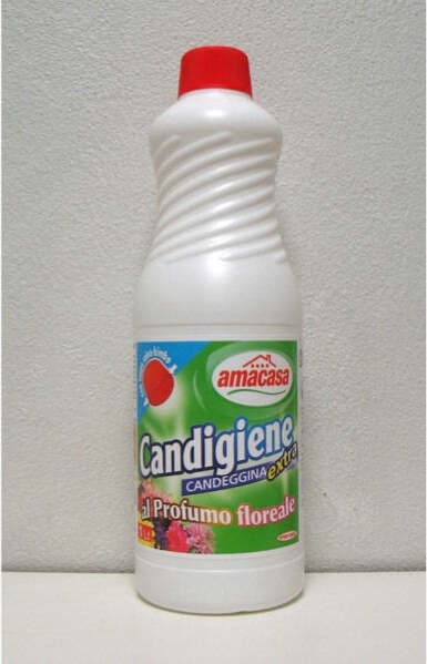Candeggina igienizzante - profumo floreale - 1 L - Amacasa Casa e cucina/Detergenti e prodotti per la pulizia/Detergenti per la casa/Detergenti multiuso Eurocartuccia - Pavullo, Commerciovirtuoso.it