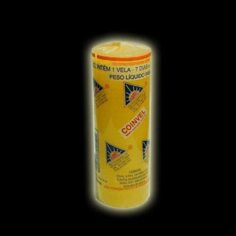 Candela Esoterica Brasiliana Sete Dias Amarela Gialla Sette Giorni Sette Notti in Candele esoteriche Agbon - Martinsicuro, commercioVirtuoso.it