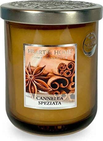 Candela Profumata Heart & Home HHEDS02 Candela in Cera di soia e Cannella Speziata - 115g Profuma Ambienti Candela Tiziana non solo gioielli - Civitanova Marche, Commerciovirtuoso.it