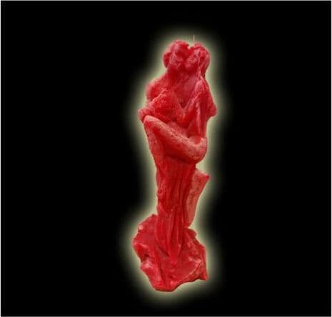 AMANTI UNITI DI COLORE ROSSO CM 18 in Candele esoteriche Agbon - Martinsicuro, commercioVirtuoso.it